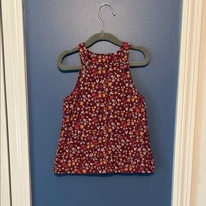 Floral Corduroy Dress